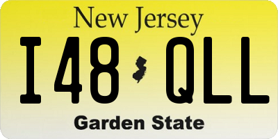 NJ license plate I48QLL