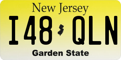NJ license plate I48QLN