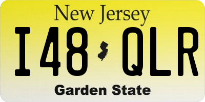 NJ license plate I48QLR