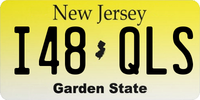 NJ license plate I48QLS