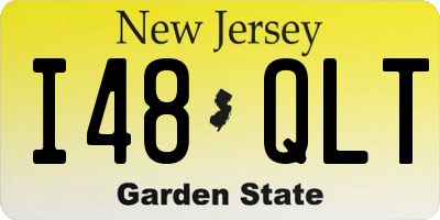 NJ license plate I48QLT