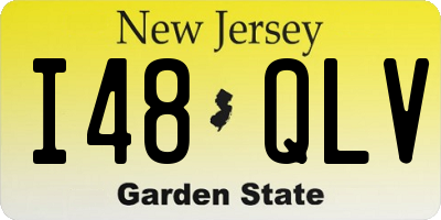 NJ license plate I48QLV