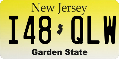 NJ license plate I48QLW