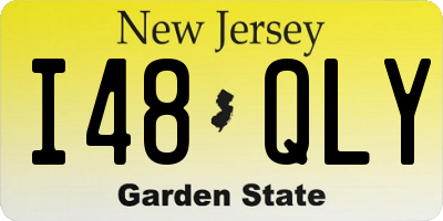 NJ license plate I48QLY