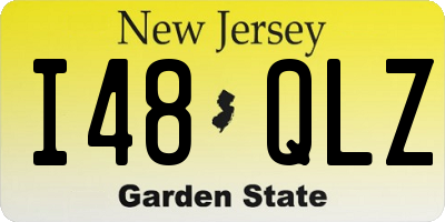NJ license plate I48QLZ