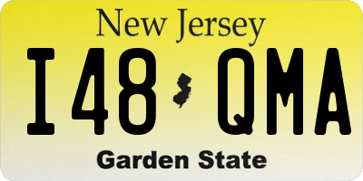 NJ license plate I48QMA