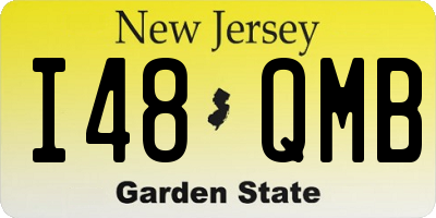 NJ license plate I48QMB
