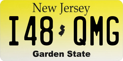 NJ license plate I48QMG