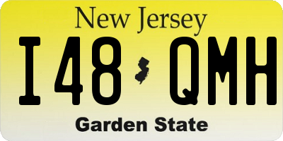NJ license plate I48QMH
