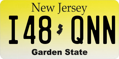 NJ license plate I48QNN