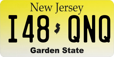 NJ license plate I48QNQ