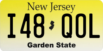 NJ license plate I48QOL