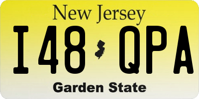 NJ license plate I48QPA
