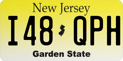 NJ license plate I48QPH