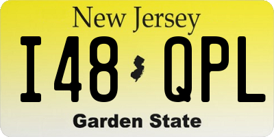 NJ license plate I48QPL