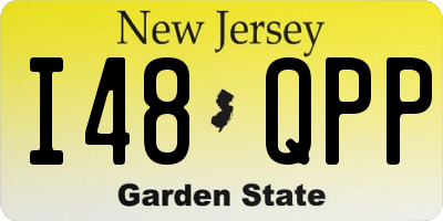 NJ license plate I48QPP