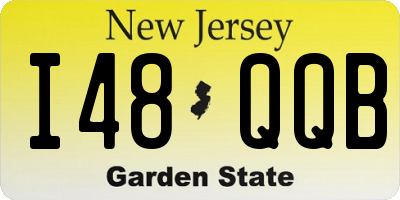 NJ license plate I48QQB