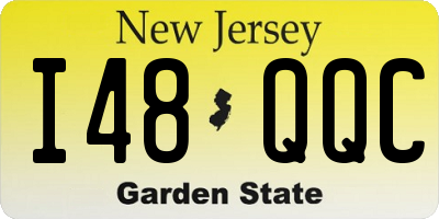 NJ license plate I48QQC
