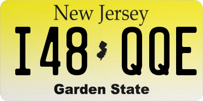NJ license plate I48QQE