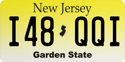 NJ license plate I48QQI