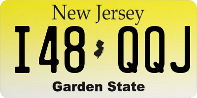 NJ license plate I48QQJ