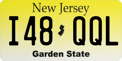 NJ license plate I48QQL