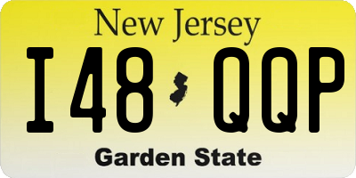 NJ license plate I48QQP