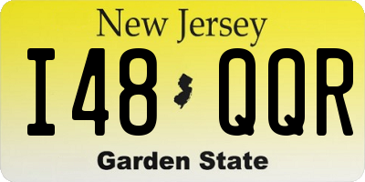 NJ license plate I48QQR