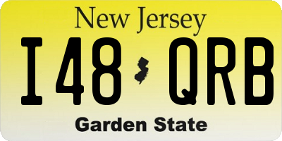 NJ license plate I48QRB