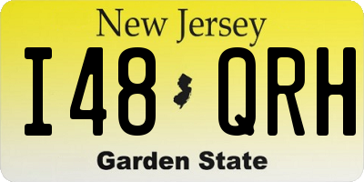 NJ license plate I48QRH