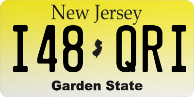 NJ license plate I48QRI