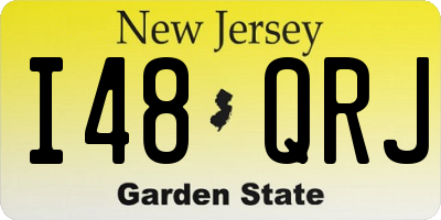 NJ license plate I48QRJ