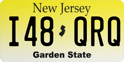 NJ license plate I48QRQ