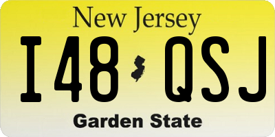 NJ license plate I48QSJ