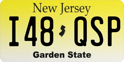 NJ license plate I48QSP