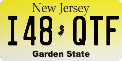 NJ license plate I48QTF