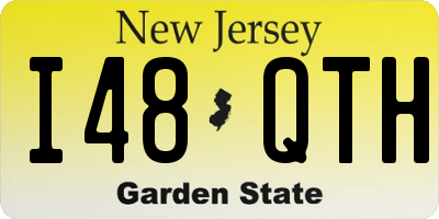 NJ license plate I48QTH