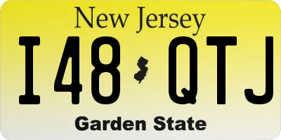 NJ license plate I48QTJ