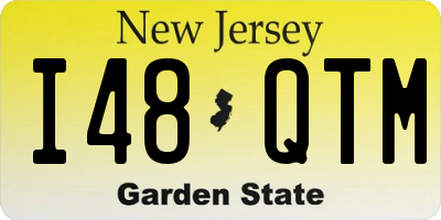NJ license plate I48QTM