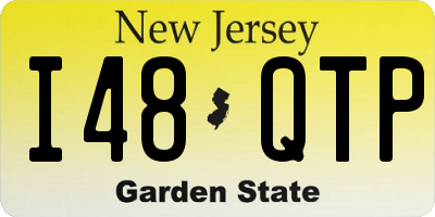 NJ license plate I48QTP