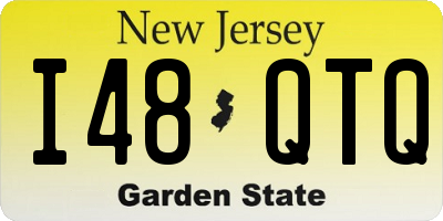 NJ license plate I48QTQ