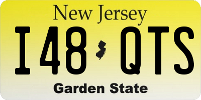 NJ license plate I48QTS