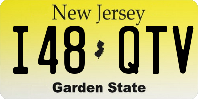 NJ license plate I48QTV