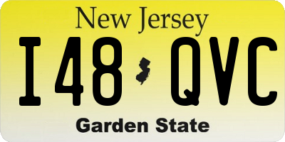 NJ license plate I48QVC