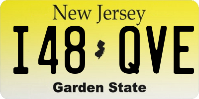 NJ license plate I48QVE
