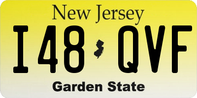 NJ license plate I48QVF