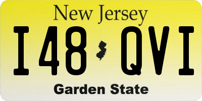 NJ license plate I48QVI