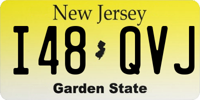 NJ license plate I48QVJ