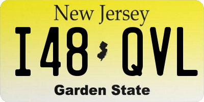NJ license plate I48QVL