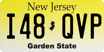 NJ license plate I48QVP